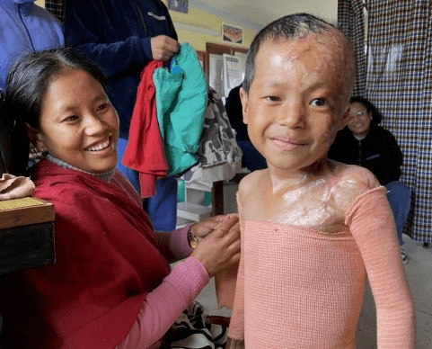 Sujal after surgery